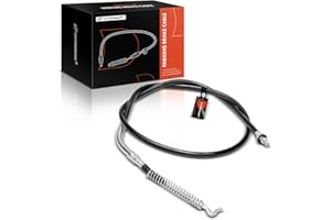 A-Premium Rear Driver Side Parking Brake Cable Assembly Compatible with Dodge Models: Ram 1500 2002-2008, Ram 2500 2008, Ram 