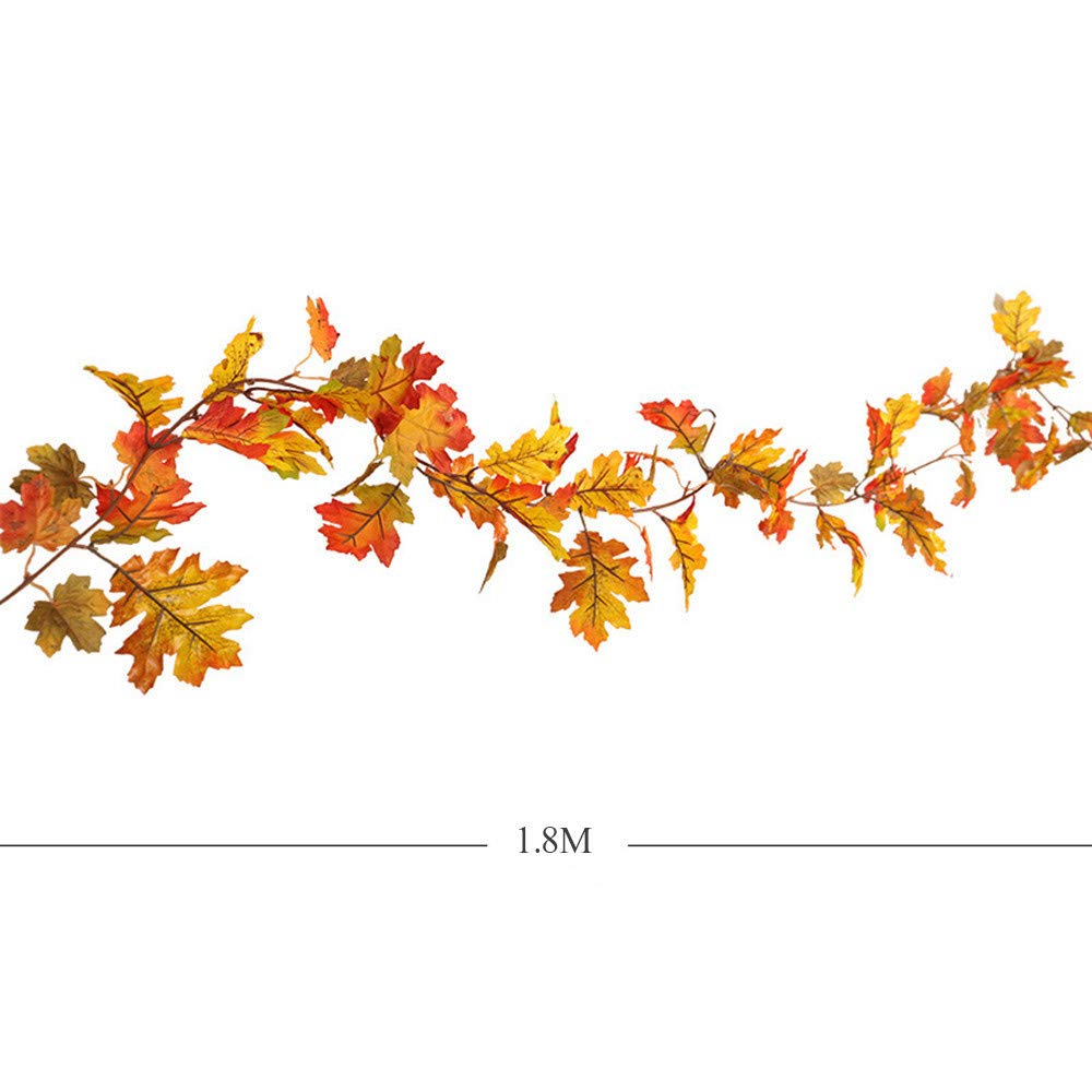 5 Feet Trietree Thanksgiving Decorations Fall Garland Thanksgiving