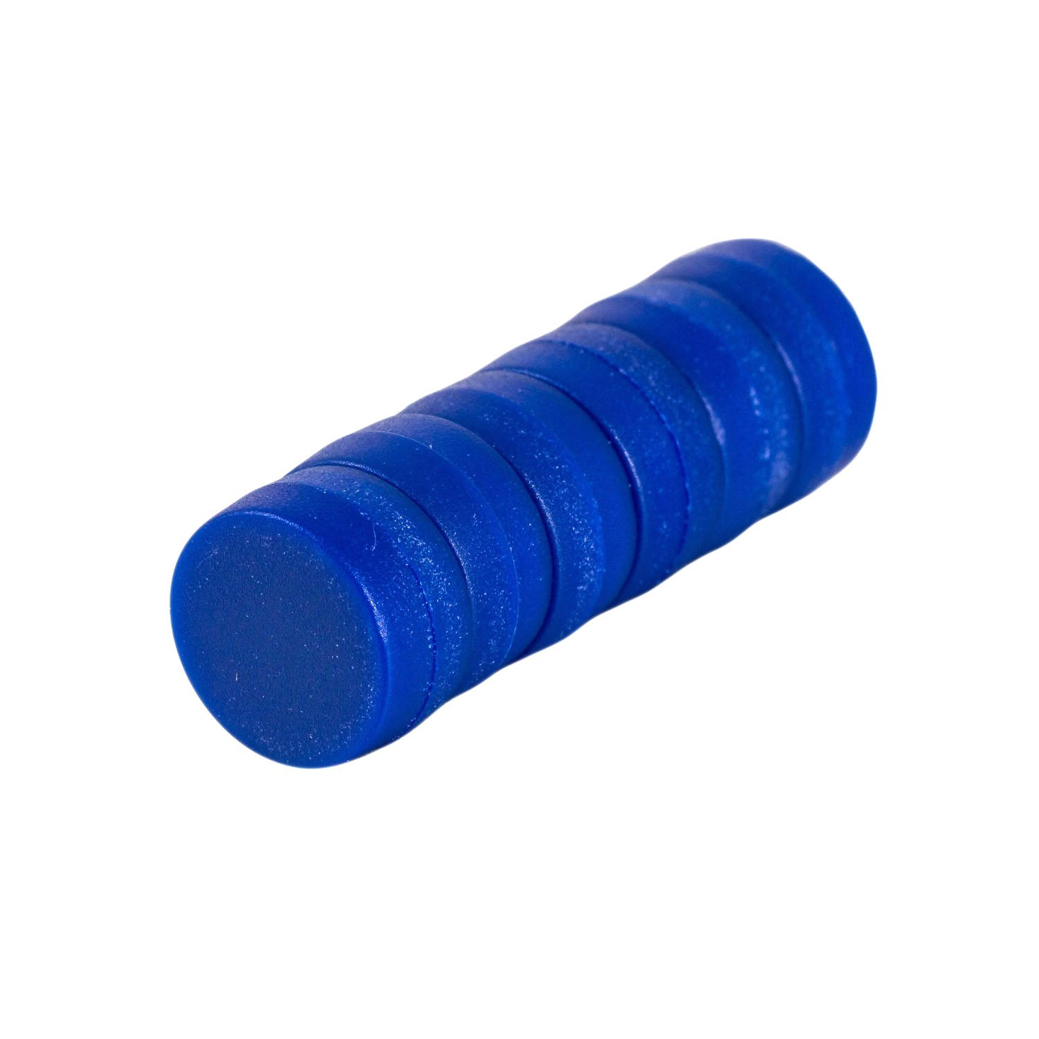 Magnetastico® | 6x strong neodymium magnets with protective coating | Blue colour & size 12x6 mm | Strong coloured office magnets | Perfect mini magnet for fridge, whiteboard & glass magnetic board