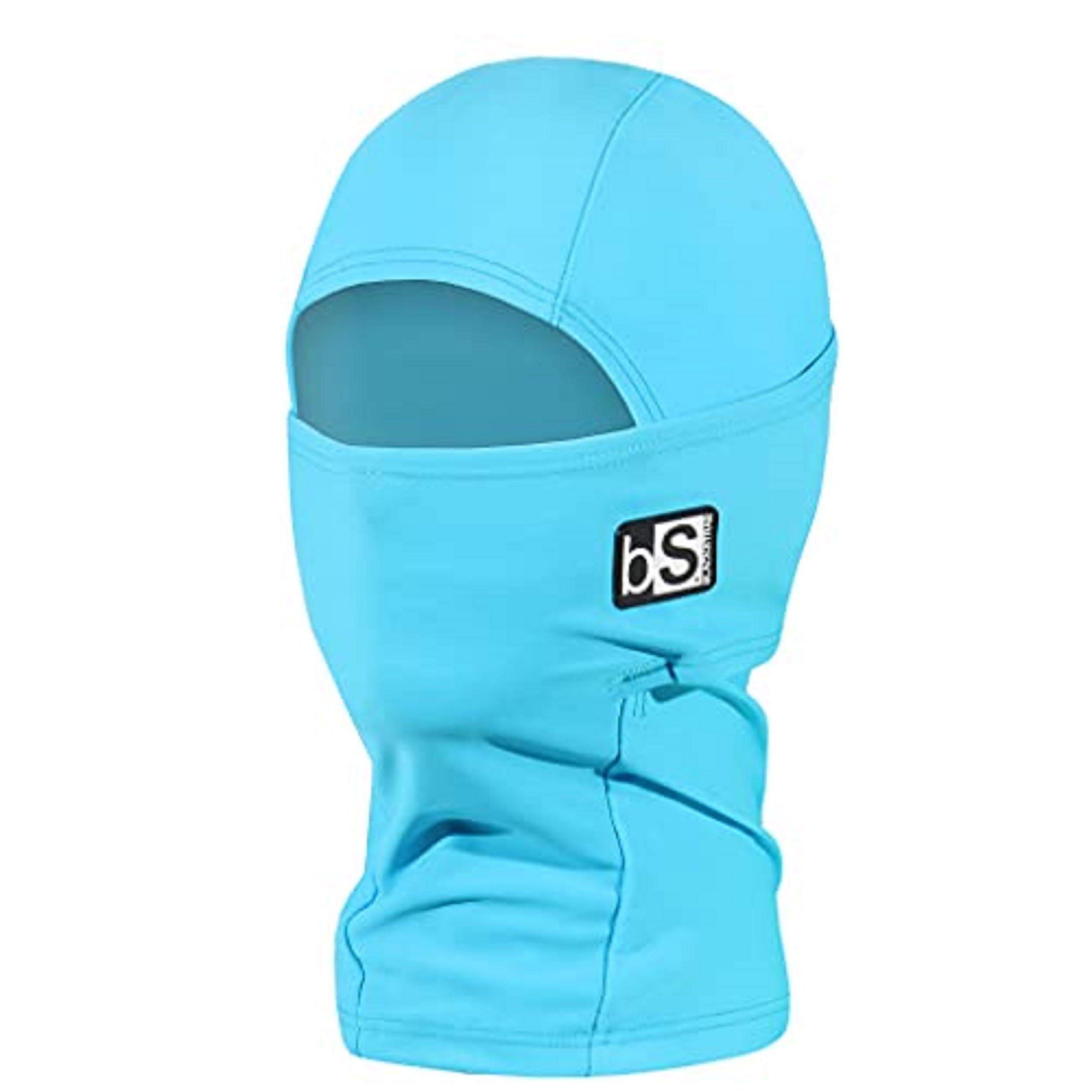 BLACKSTRAP Máscara de esquí pasamontañas ExoHinge con capucha para niños, compatible con casco, mantiene a los niños cómodos y cálidos, [azul brillante]