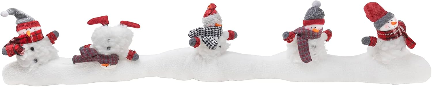 Draft Stoppers - Ganz Christmas Winter Cozy Snowman Door Draft Stopper, White, 36