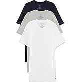 Tommy Hilfiger Men's Undershirts 3 Pack Cotton Classics Slim Fit Crew T-Shirt