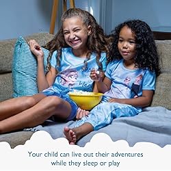 Disney Girls' 3-Piece Loose-fit Pajama Set, Soft