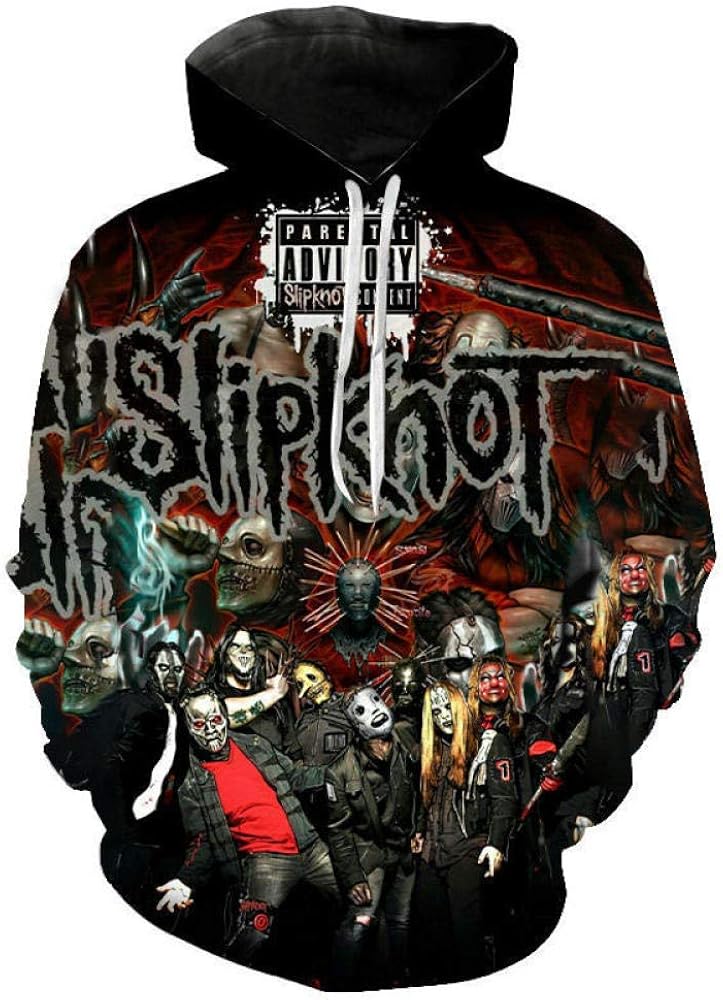 Slipknot Rock Band Sweat à Capuche Unisexe Sweat à Capuche 3D Sweat à