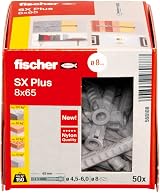 fischer SX Plus Expansion Wall Plug 8mm x 65mm Pack of 50 view 2