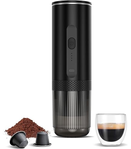 Machine à Expresso Portable Delonghi - 20 Bars, Autochauffante, Rechargeable