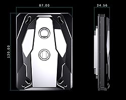 GRANZON GAMS CPU Water Cooling Block w/Temp Digital