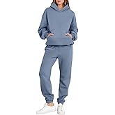ANRABESS Womens 2 Piece Outfits Lounge Hoodie Oversized Sweatshirt Jogger Sweatpants Y2K Tracksuit Sweatsuit Set Fall Clothes