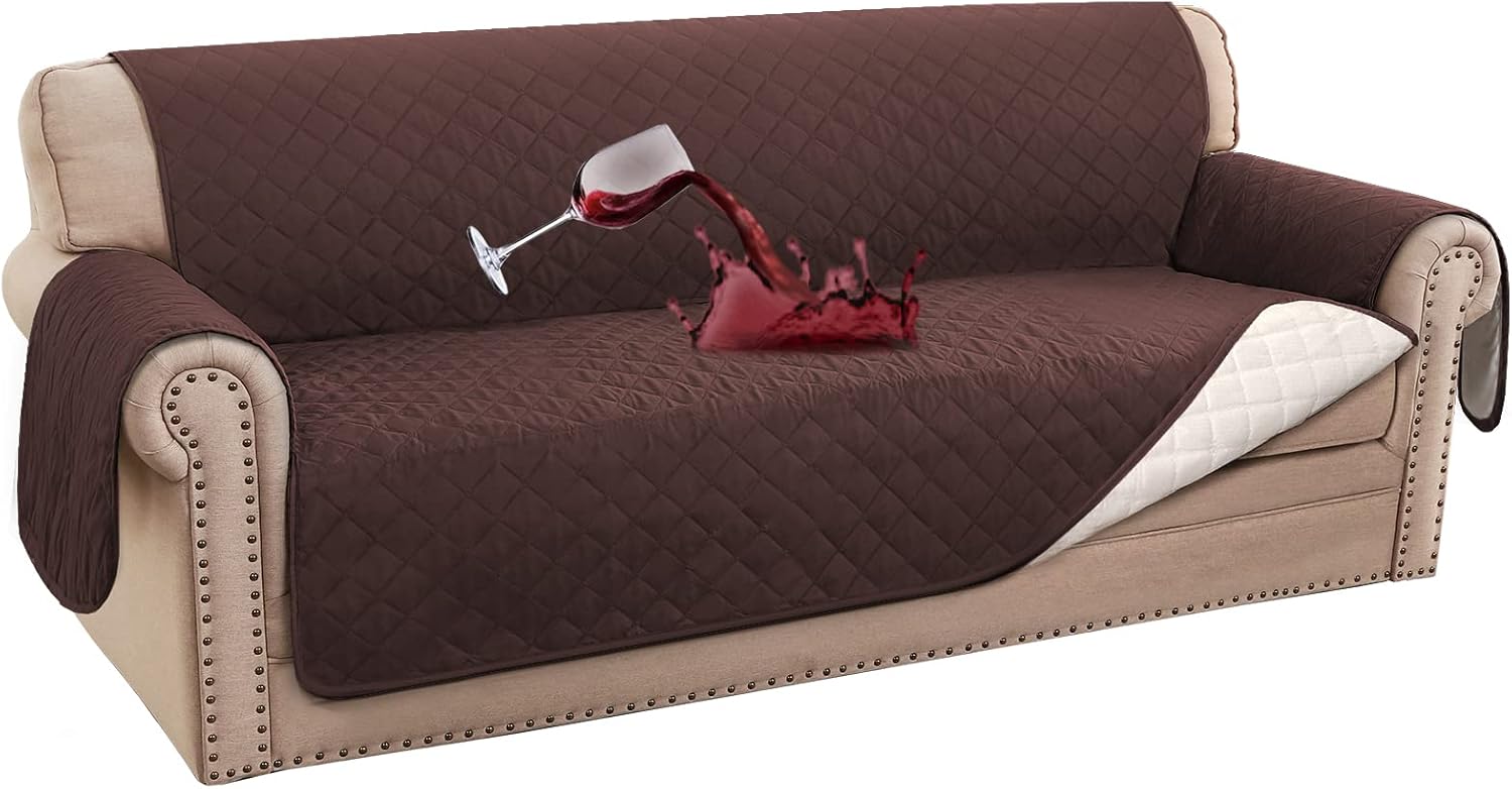 Slipcovers - Turquoize 100% Waterproof Sofa Covers Couch Cover Sofa Cover for Dogs Couch Protector Triple Non-Slip Sofa Slipcover for 3 Cushion Couch Furniture Protector for Pets, Kids,Dog (Sofa 70