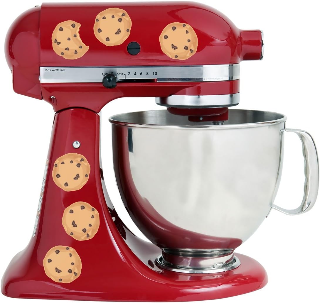 Chocolate Chip Cookies Yummy Treats Kitchen Decal Kit Mixer Machine Art Wrap