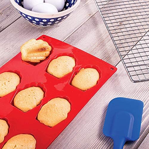 Lot de 3 moules à madeleines en silicone à 9 trous Moule Forme Gâteau Cannelé Résistance Aux Hautes Températures pour gâteau, gelée, pudding, mousse, pâtisserie, bricolage, sans bpa - Cuisine A Vivre Lot de 3 moules à madeleines en silicone à 9 trous Moule Forme Gâteau Cannelé Résistance Aux Hautes Températures pour gâteau, gelée, pudding, mousse, pâtisserie, bricolage, sans bpa