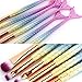 Mermaid Eye Makeup Brushes Set Cinidy 6pcs Eye Brush Cosmetic Brushes Eyeshadow Eyeliner Blending Pencil Makeup Brush Beauty Tools