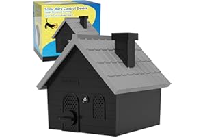 BRENNENSTUHL Anti Barking Device, Dog Barking Deterrent Devices Ultrasonic Dog Barking Control with 4 Modes, Stop Barking Dog Devices Up to 50 Ft Range, Weatherproof Bark Control Device Indoor and Outdoor(Grey)