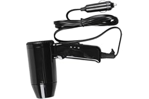 pizarra Car Hair Blow Dryer Heat Dc12V 216W Portable Foldable Hot Wind For Travel Easy Storage Handle De-Frosting Vehicle
