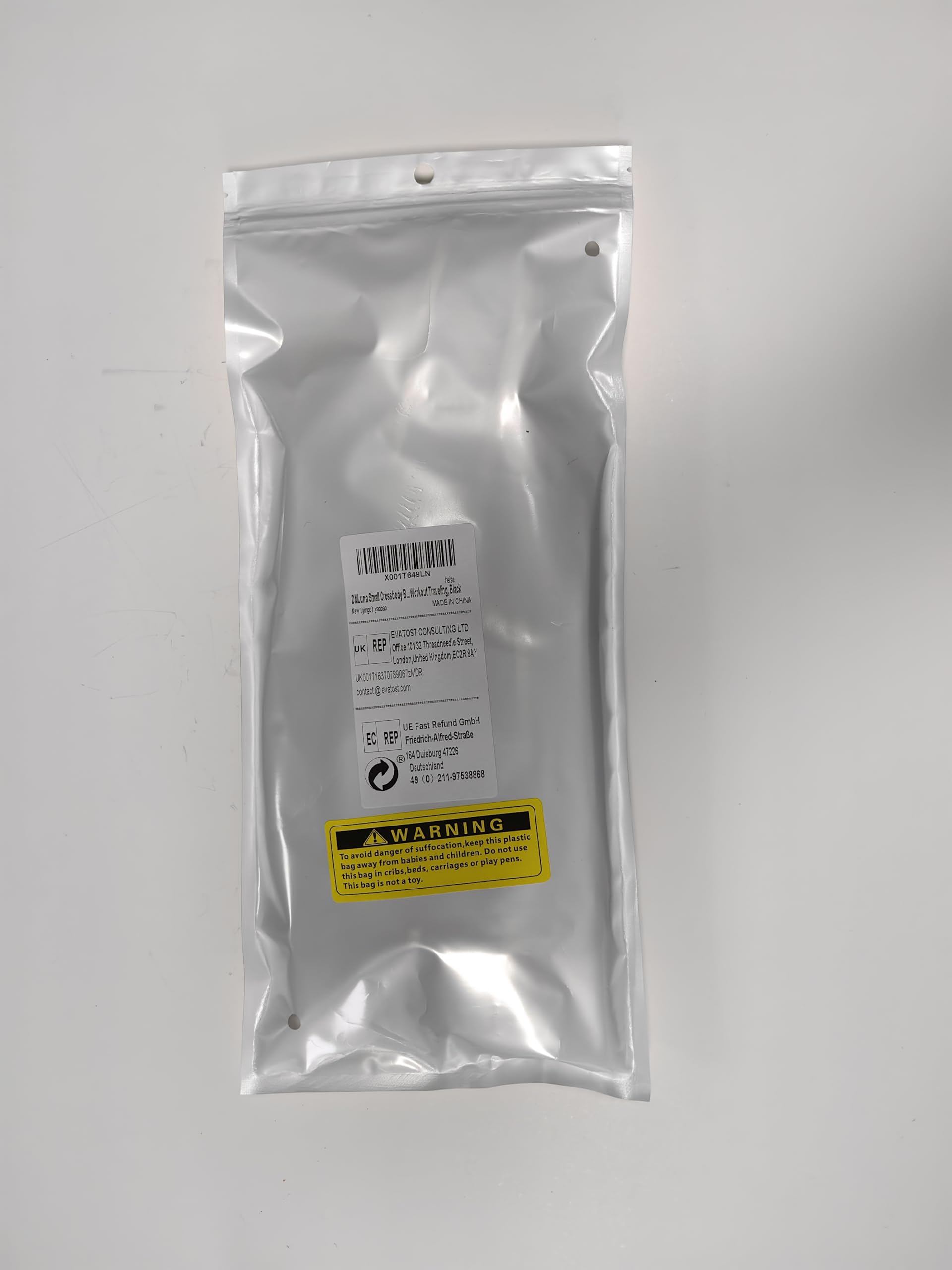 DMLuna Small Crossbody Bags for Women Trendy, Lightweight Fanny Pack for Women & Men, Mini Belt Bag, Waist Bag with Adjustable Strap for Running Workout Traveling, Black