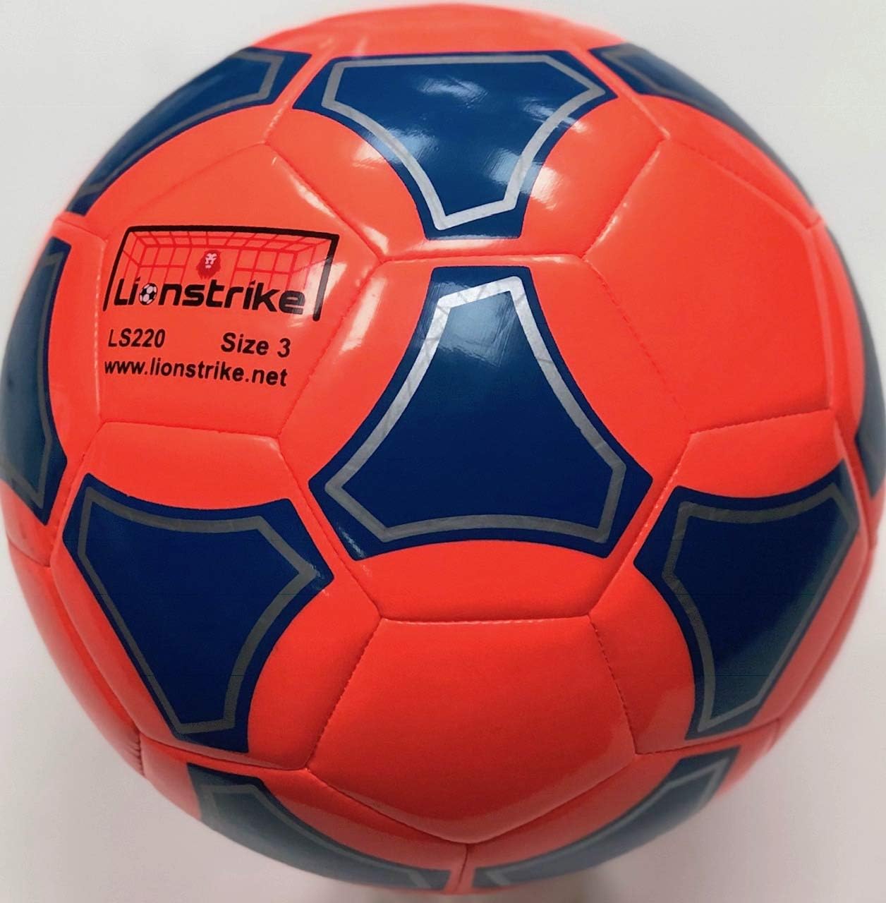 Lionstrike Lightweight Leather Football Size 3 - WHITE
