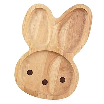 Amazon ラトルウッド Rattlewood キッズプレート ウサギ 木製食器