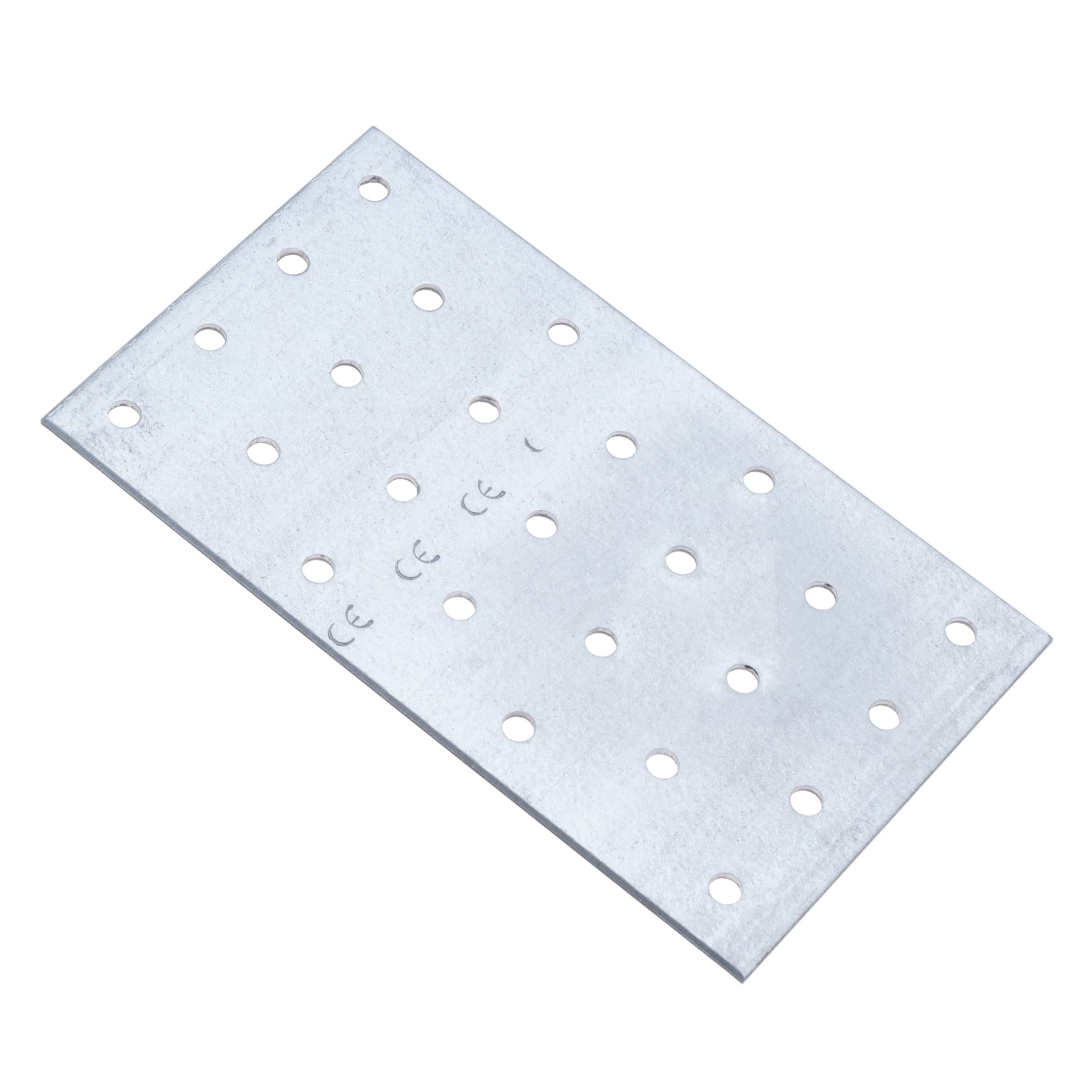 Flat Connecting Joining Plate Galvanised 100x140x2 mm Sleeper Joining Plate Heavy Duty Exploitation Timber Universal Brackets for Wood Fixing Joining Repair Connector ( 2pcs)