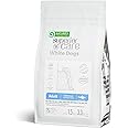 Nature's Protection Superior Care White Dogs Grain-Free Dry Dog Food - High Protein, Tear Stain Dog Food for Small & Mini Breeds Light Coated Adult Dogs, Fresh Pet Meal, Herring, 3.3 lb