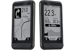 trimmOne LITE, New Paradigm GPS Cycling/Bike Computer, Mapping, Navigation, Import/Export GPX File/Black (Device only)