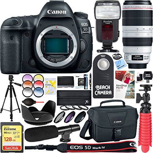 Canon-EOS-5D-Mark-IV-304-MP-Digital-SLR-Camera-with-EF-100-400mm-IS-II-USM-Lens-128GB-SDXC-Memory-Card-Microphone-Deluxe-Filter-Bundle