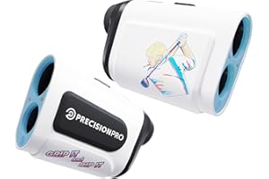 Precision Pro NX10 Golf Rangefinder: Golf's First Customizable Choice for Laser Accuracy, Slope Measurement, 6X Zoom, Flag Lock & Pulse - Master Your Distance with 999+ Yard Range!