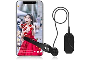 AYSUNY Smart Auto Screen Clicker Device M5, Automatic Phone Screen Tapper, Easy Clip-on Clicker, Stepless Speed Control Simulated Finger Clicking for Gaming, Live Broadcasts etc