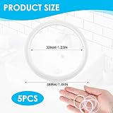 IBEIKE 6PCS O-Ring Bath Plug Seal Washer Gasket 38mm Rubber Sink Drain Stopper view 3