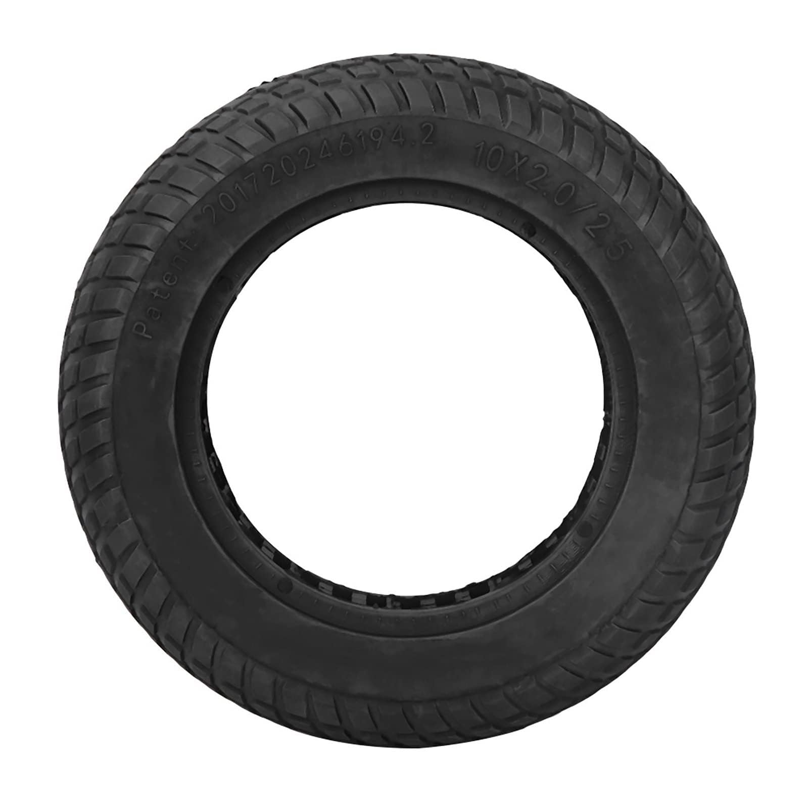 Dilwe Scooter Tire, Explosion-proof Tubeless Solid Tire, Anti-slip, for Electric Scooter (Black, 9.05 inches, 8.5 inches)