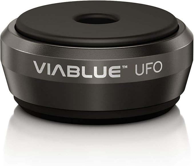 Almohadillas Amortiguadoras VIABLUE UFO - 8 Unidades, Diámetro 56 Mm, Altura 11.9 Mm, Negras