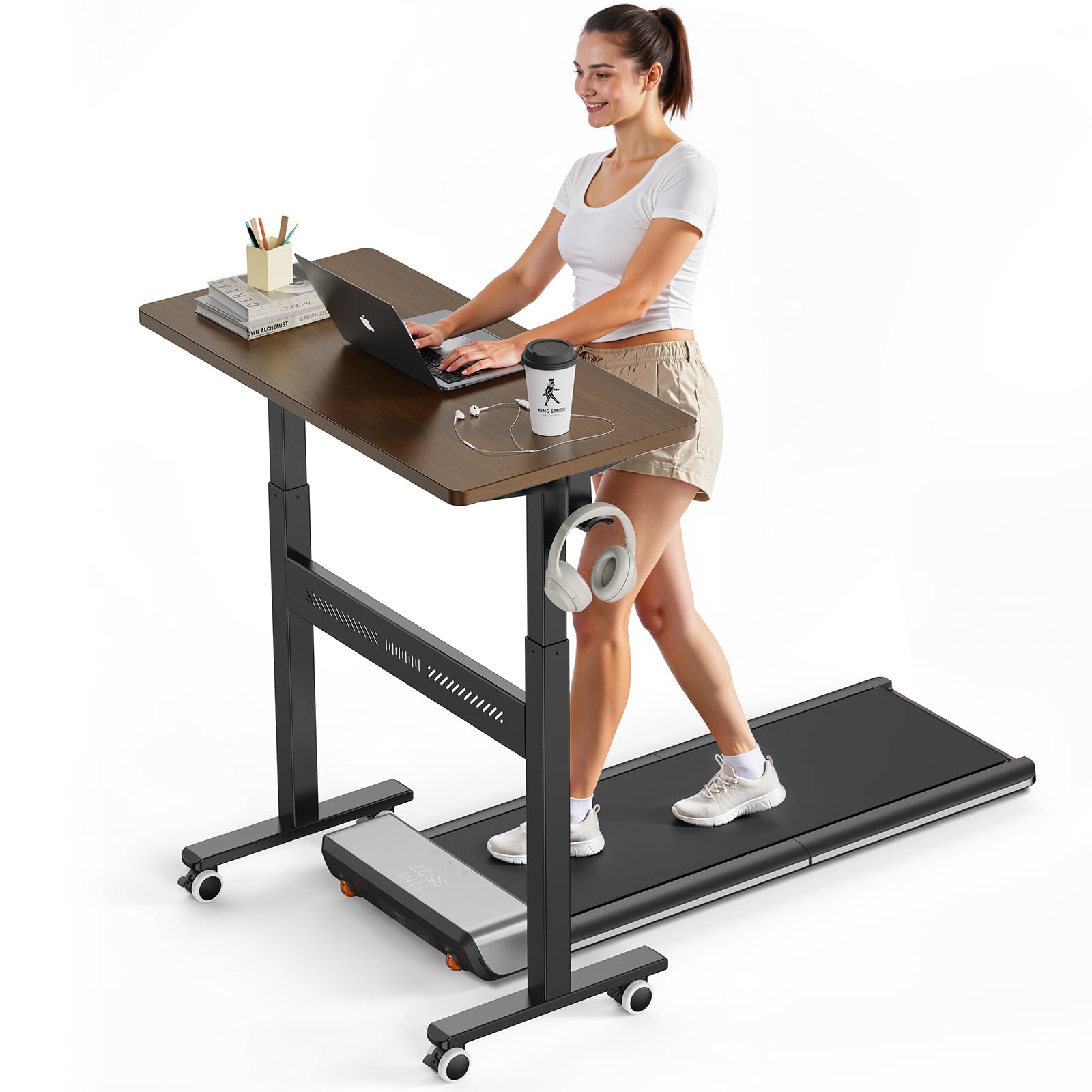WALKINGDESK Mobile Walking Pad Desk with