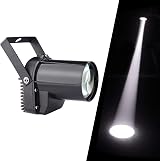 wecan Disco Ball Spotlight LED Pinspot Light 3W White Stage Beam view 1