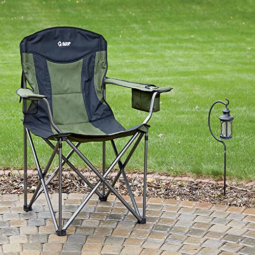 Guide Gear Oversized XXL Camp Chair, 600lb. Capacity, Green/Black