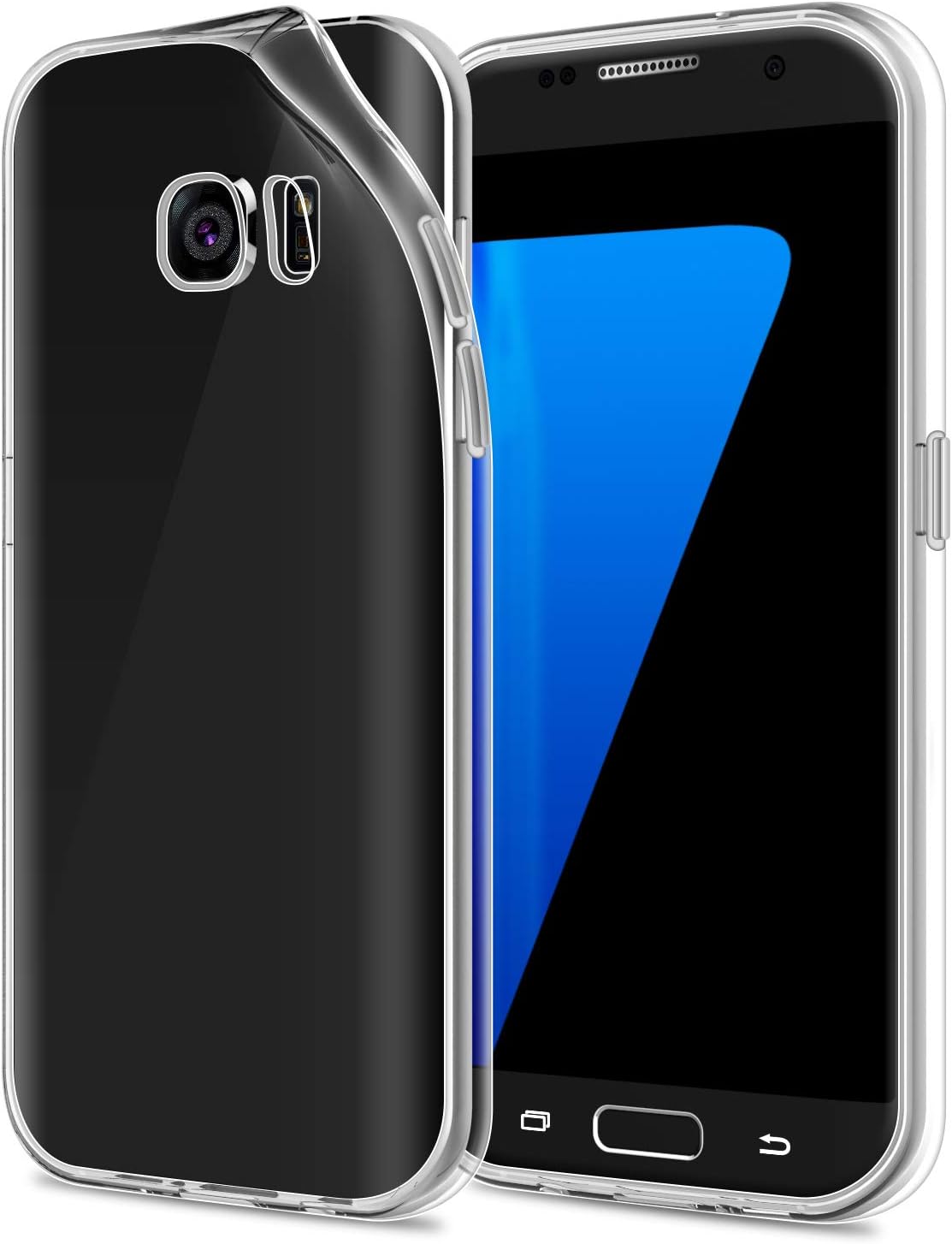 JETech Case for Samsung Galaxy S7 Edge, Shock-Absorption Cover, HD Clear