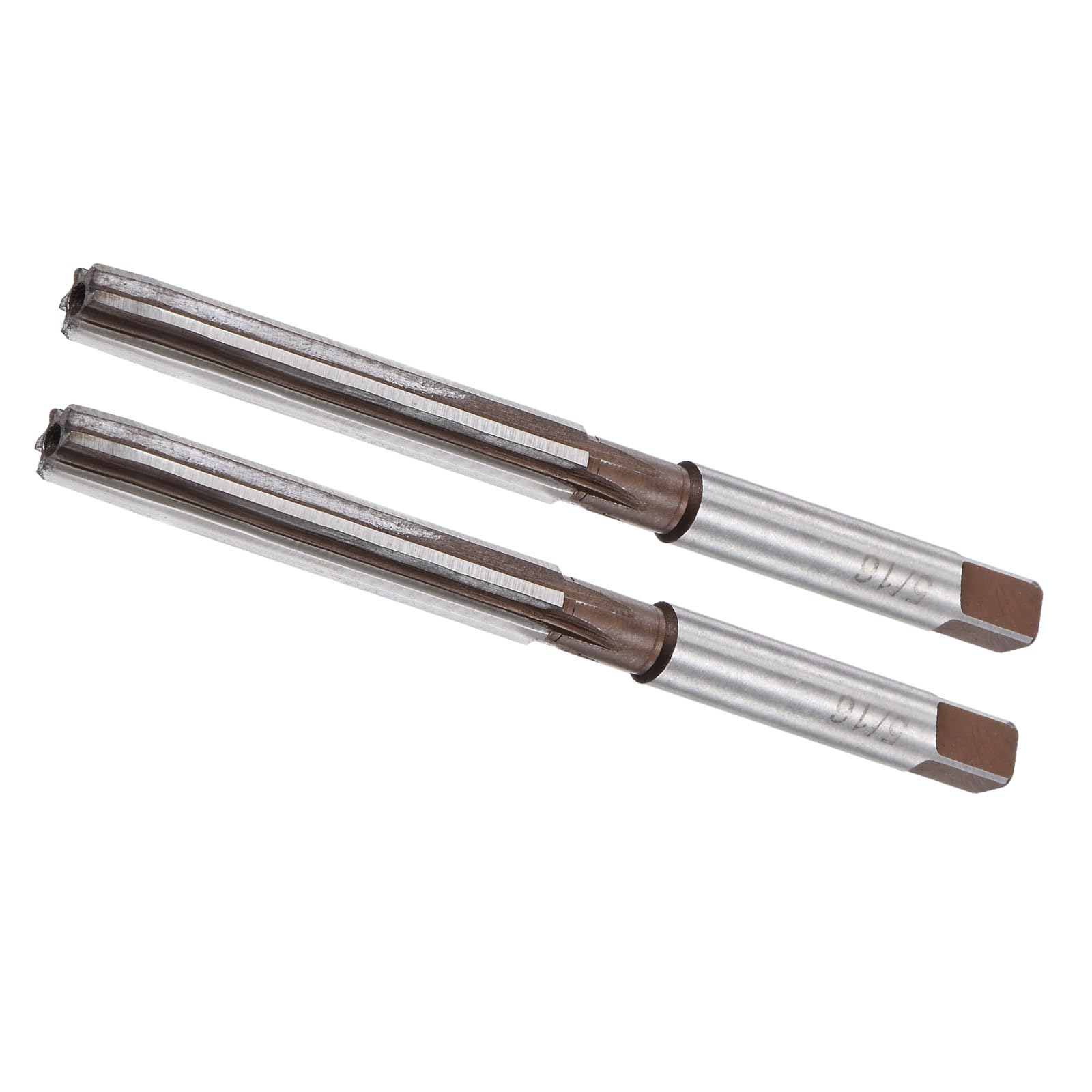 CoCud Hand Reamer, 5/16" Cutting Diameter 6 Flutes, Steel Cutter Tool - (Applications: for Aluminum Copper Plastic), 2-Pieces