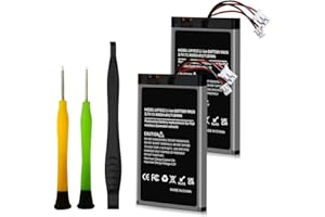 2 Packs Battery for PS4 Controller, 4000mAh New Upgrade High Capacity Battery Replacement for Sony PS4/Pro/Slim PlayStation 4