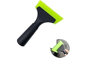WEDFEIR Small Squeegee with 5 Inch Green Rubber Window Tint Squeegee, Mini Wiper Window Tinting Tools with Non-Slip Handle for Car, Glass, Mirror, Shower, Auto,Windows. (Green)