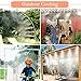 AGSIVO Patio Spray Misters Watering System Kits Accessories for Outdoor Garden Greenhouse Nozzles Misting Cooling with 49.2ft， 4/7 Blank Distribution Tubing Hose