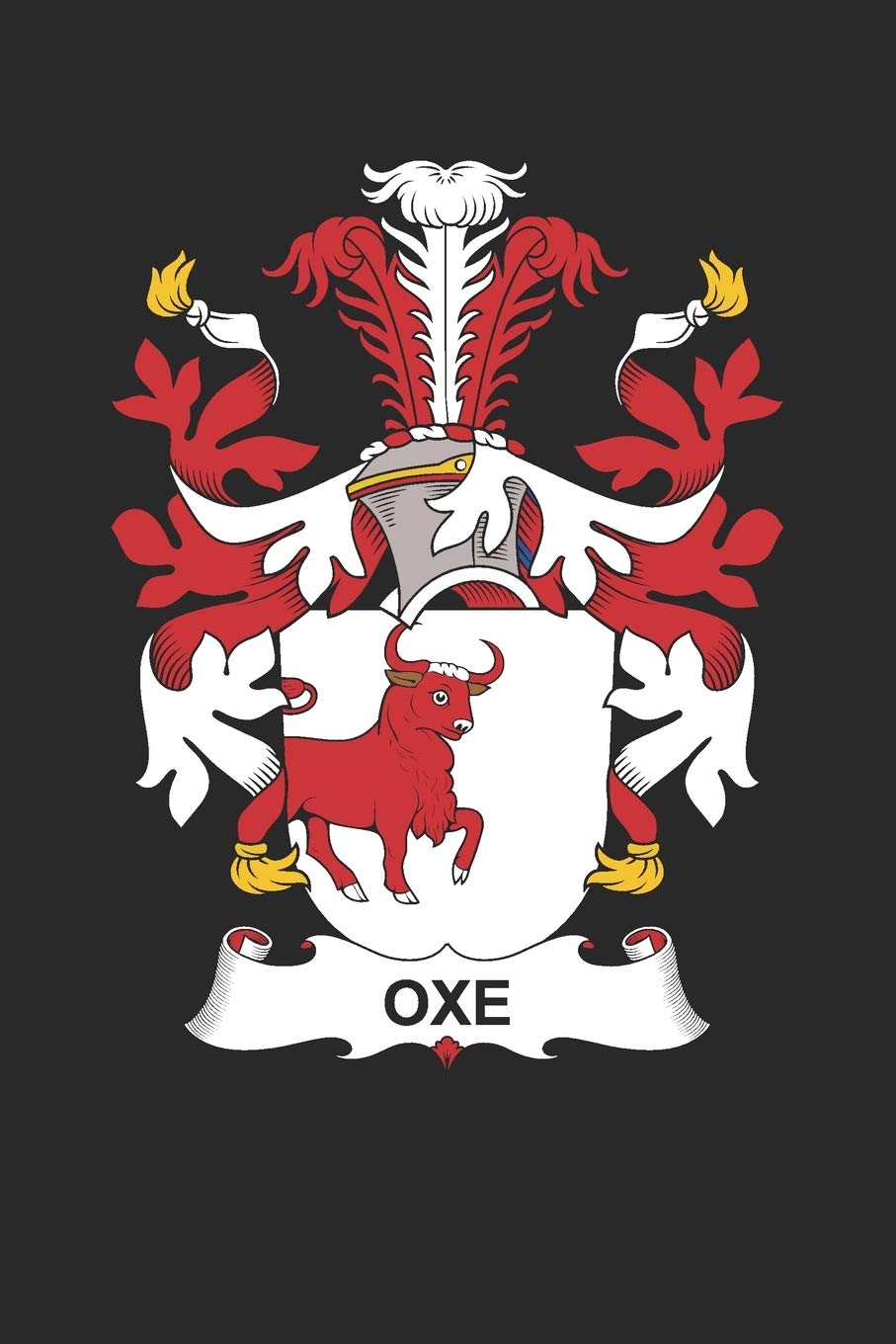 Oxe Oxe Coat Of Arms And Family Crest Notebook Journal 6 X 9 100 Pages Amazon Co Uk Family Oxe Books