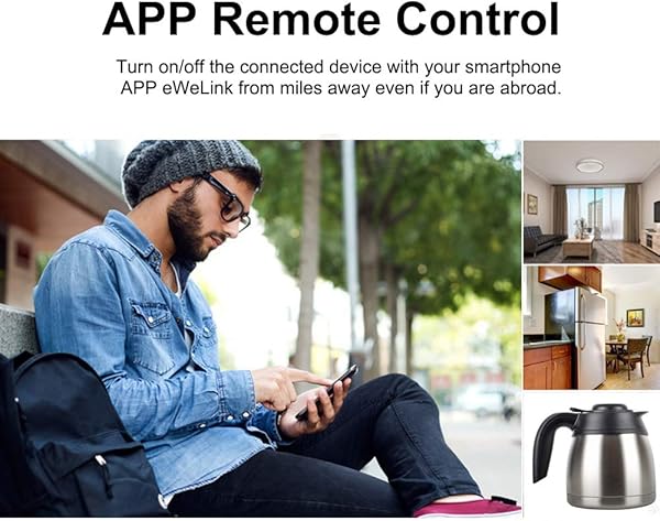 OWSOO Interruptores de Mdulo Inalmbrico Smart Switch BASICZBR3 Zigbee DIY Control Remoto Compatible con Alexa SmartThings Hub para Smart Home