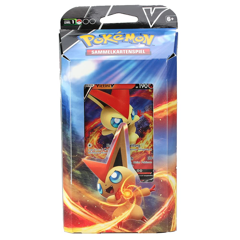 Pokémon | Victini V or Gardevoir V Battle Deck| Card Game | Ages 6+ | 2 Players | 10+ Minutes Playing Time (Victini V)