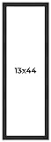 CountryArtHouse 13x44 Frame Black Barnwood Picture