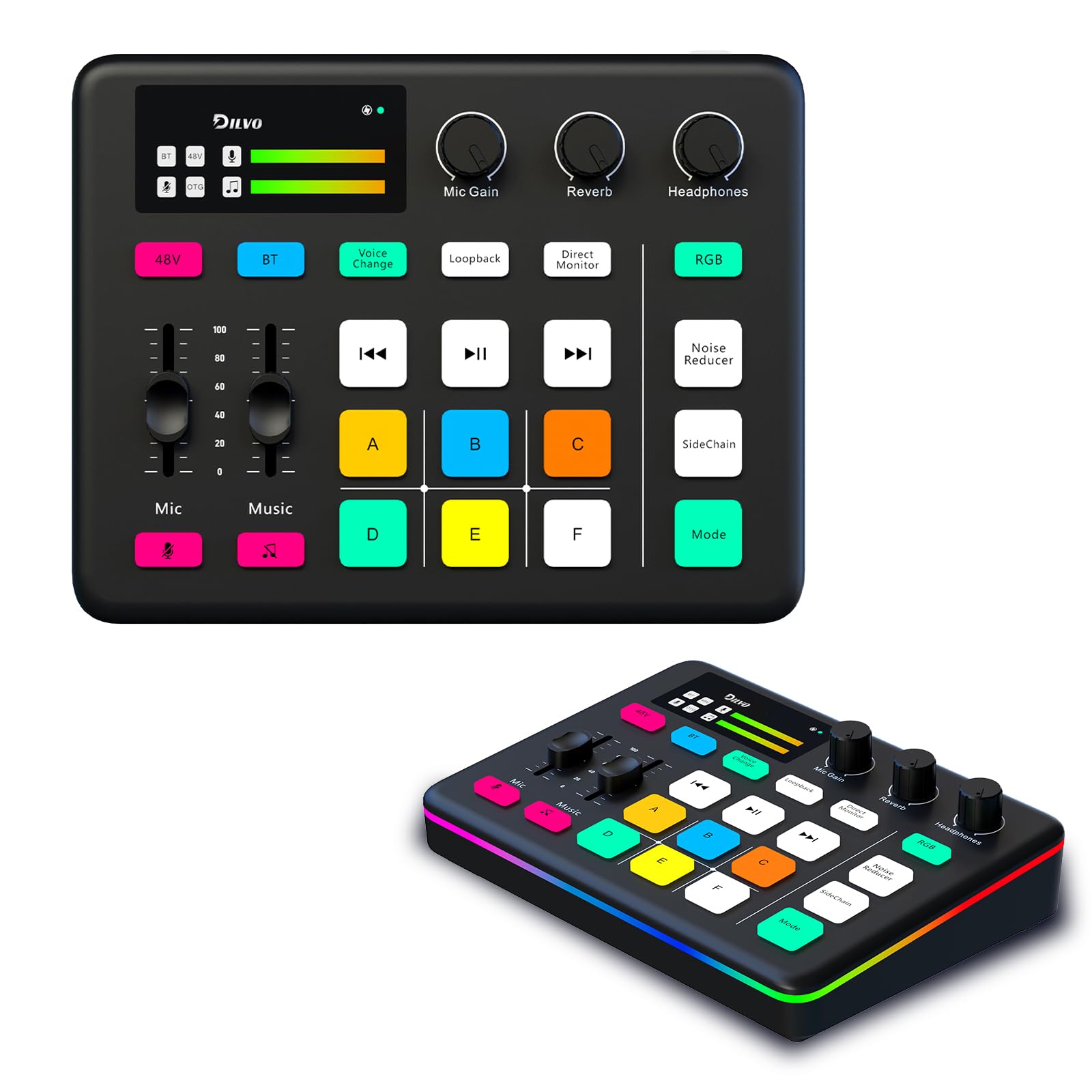 ゲーミング オーディオ ミキサー オーディオインターフェース Bluetooth対応 PC PS4 PS5 iphone スマホ対応 ポッ