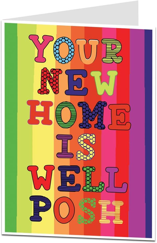 Funny New Home Card Congratulations Moving Out Housewarming Welcome To Your New House Neighbours