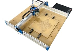 ANNOY TOOLS ANNOYTOOLS CNC Router Machine,710W Spindle 3-Axis 32" x 32" Cutting Area,Pre-assembly Aluminum Milling Router Machine,Engraving Milling Machine for Wood Metal Acrylic MDF Carving Cutting (710W)