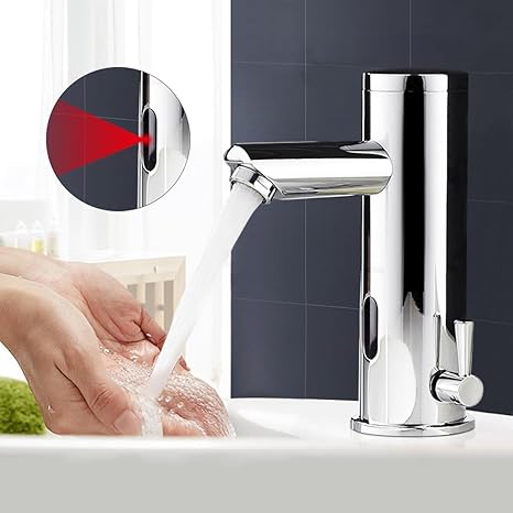 BONADE IR Infrarot Automatik Berhrungslose Infrarot-Sensor Kalt und Warmwasser Wasserhahn Einhebelmischer Waschtischbatterie 