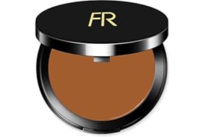Cream To Powder Foundation by Flori Roberts, Full Coverage for Women of Color or Deeper Skin Tones, Long Lasting Makeup, Matte Finish, Covers Uneven Complexion and Hides Imperfections, 0.30 oz