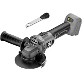 Angle Grinder 4-1/2" Cordless Compatible with DEWALT 20V MAX Battery | Brushless Motor, 6 Variable Speed for Cutting Grinding Polishing(Tool Only)
