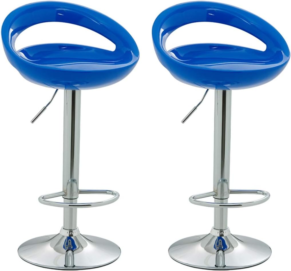 Best Black With Crome Pedestal Bar Stool