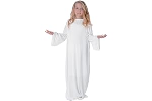 Fun Express Angel Costume for Girls Size 10-14 - Premium White Angel Dress for Kids Christmas Nativity Pageants | Biblical Character Costume for Church Plays, School Performances & Holiday Events